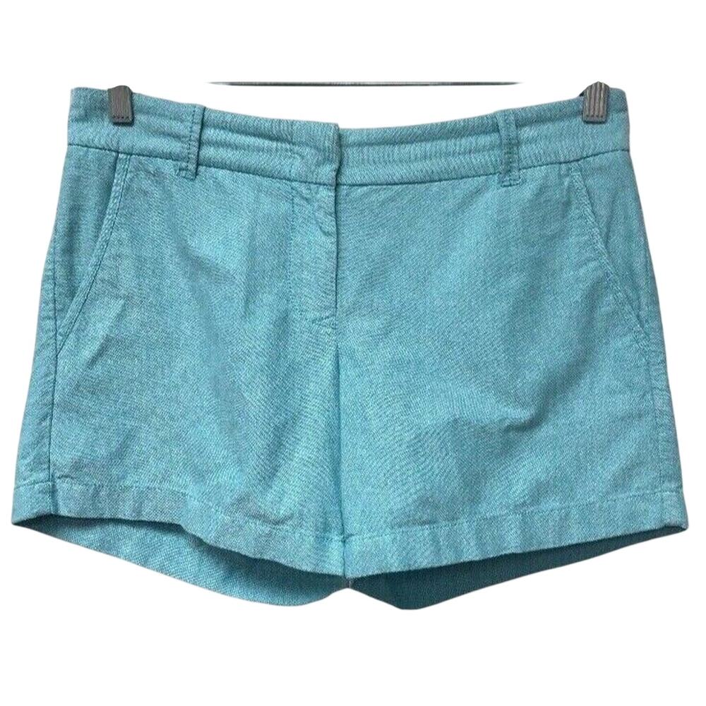 J Crew Shorts Womens 4 City Fit Blue